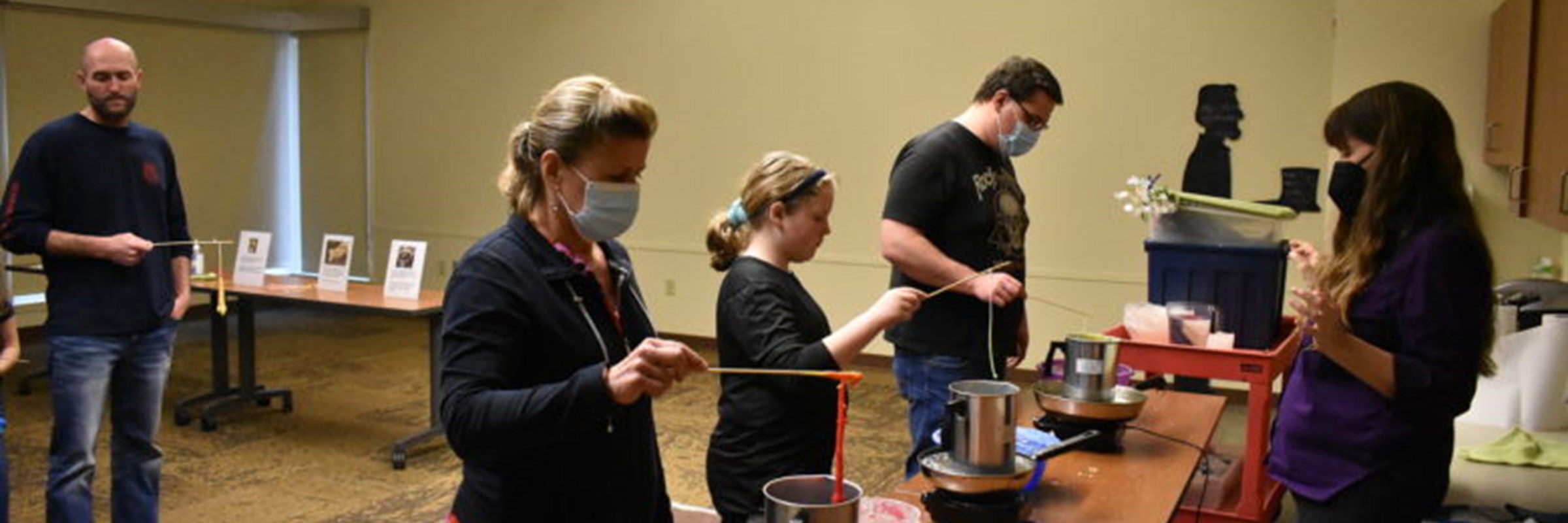 Candlemaking at the Museum of the Grand Prairie
