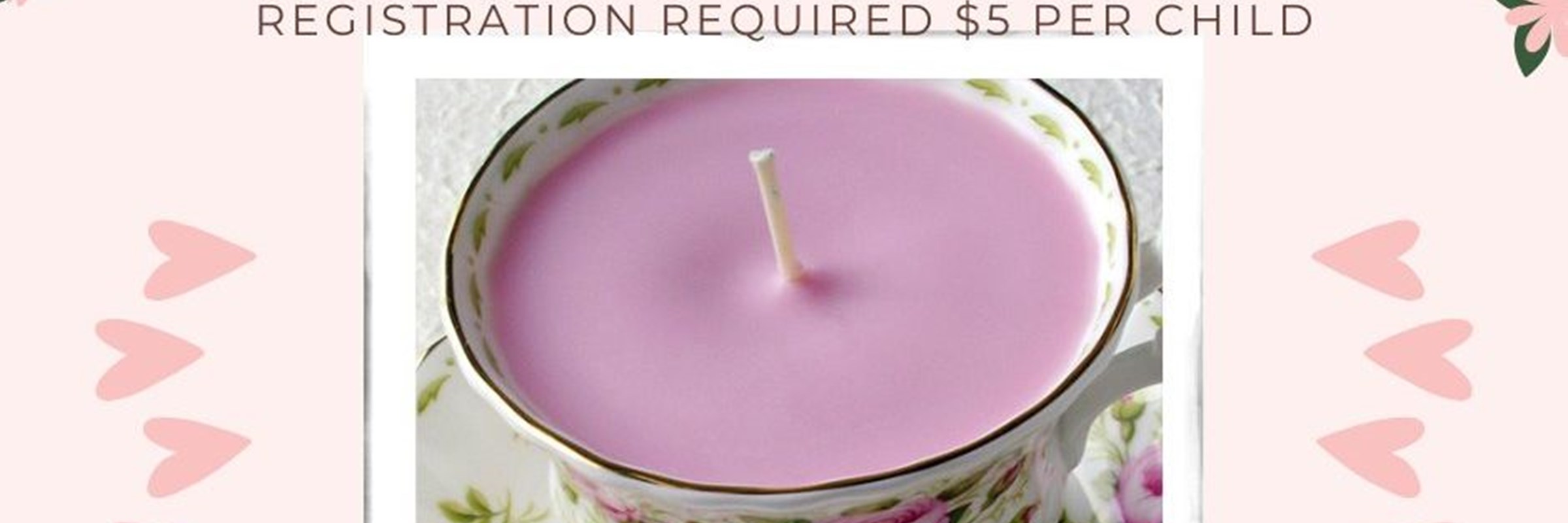 Homeschoolers Create a Teacup Candle for Mother's Day