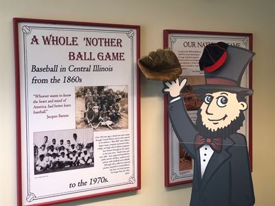 image Flat Lincoln’s Love for Baseball