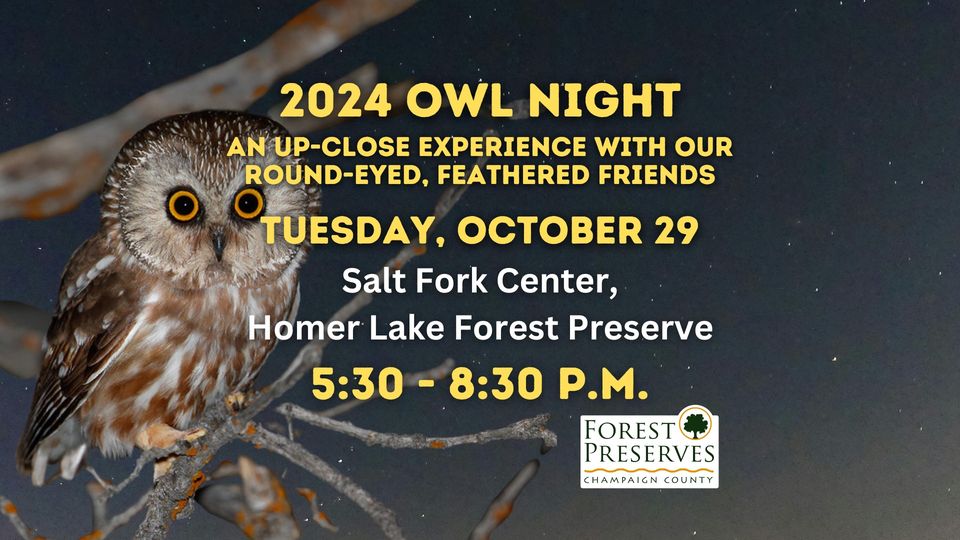 2024 Owl Night: An Up-Close Experience with Our Round-Eyed, Feathered Friends