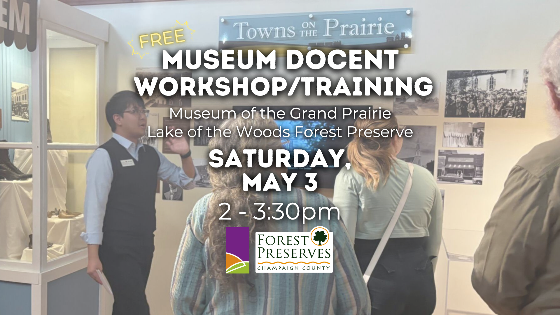 MUSEUM DOCENT WORKSHOP/TRAINING (FOR BEGINNERS)