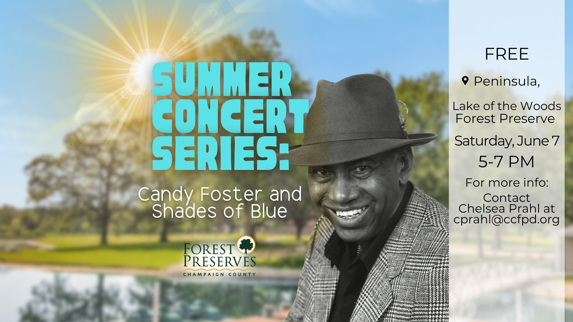 SUMMER CONCERT SERIES: CANDY FOSTER AND SHADES OF BLUE