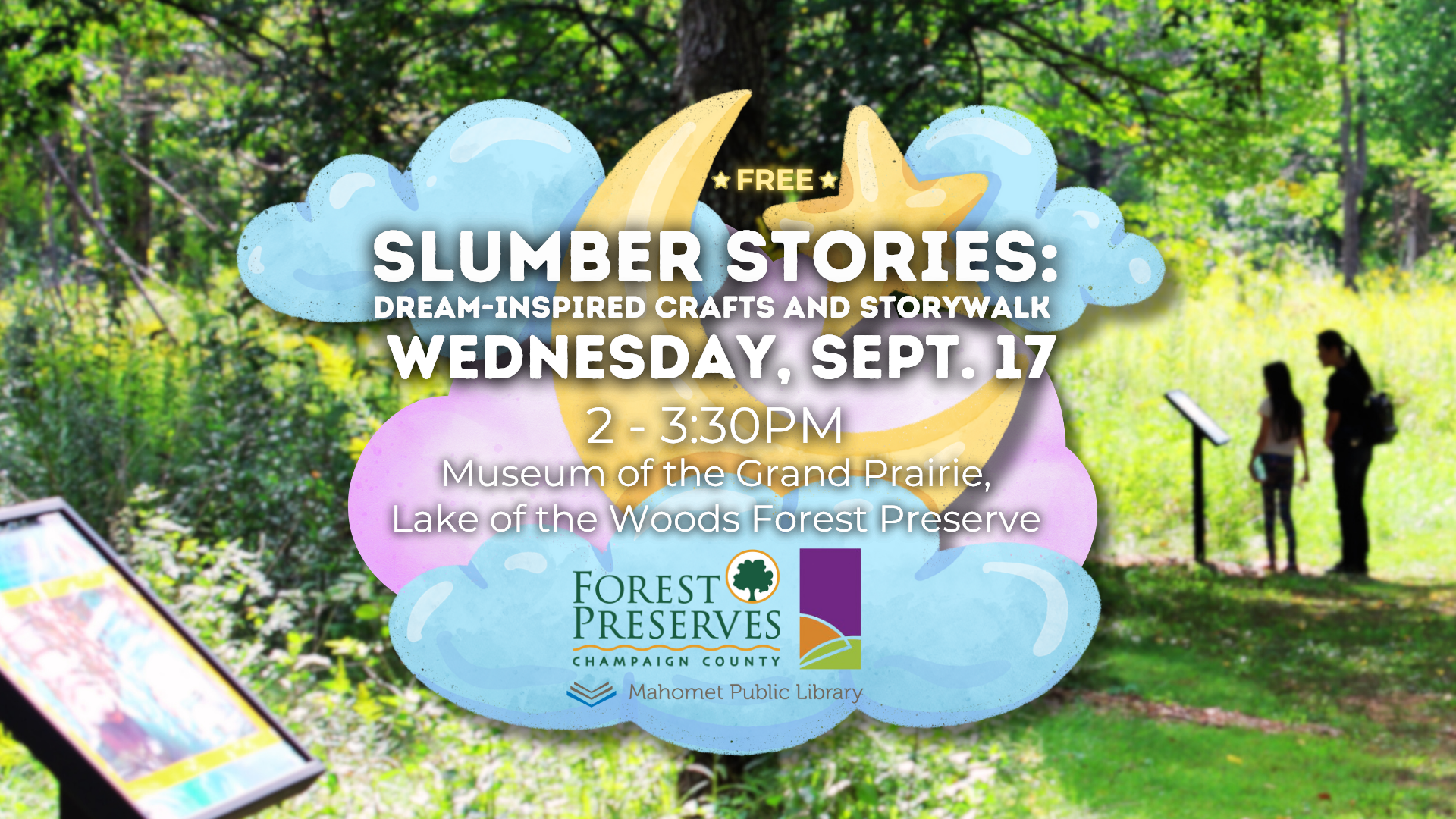 SLUMBER STORIES: DREAM-INSPIRED CRAFTS AND STORYWALK