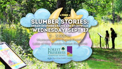 image SLUMBER STORIES: DREAM-INSPIRED CRAFTS AND STORYWALK