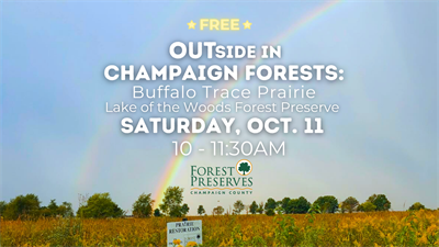 image OUTSIDE IN CHAMPAIGN FORESTS: BUFFALO TRACE PRAIRIE