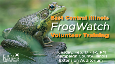 image EAST CENTRAL ILLINOIS FROGWATCH VOLUNTEER TRAINING