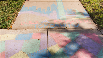 image OUTSIDE IN CHAMPAIGN FORESTS: (art component)